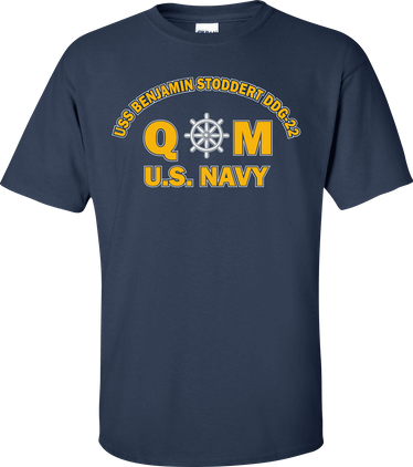 USS BENJAMIN STODDERT DDG-22 Rate QM Quartermaster T-Shirt