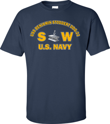 USS BENJAMIN STODDERT DDG-22 Rate SW Steelworker T-Shirt