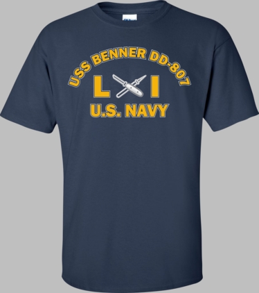 USS BENNER DD-807 Rate LI Lithographer T-Shirt