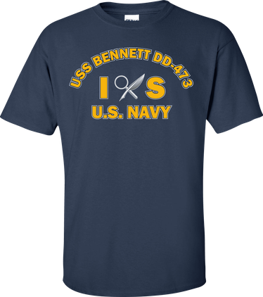 USS BENNETT DD-473 Rate IS Intelligence Specialist T-Shirt