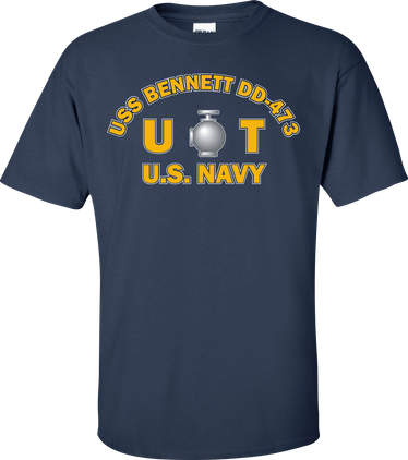 USS BENNETT DD-473 Rate UT Utilitiesman T-Shirt