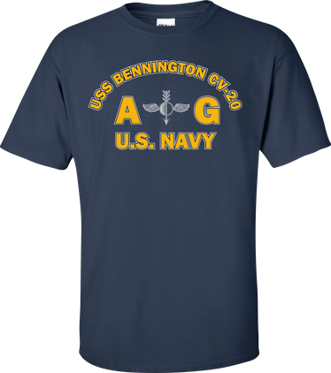 USS BENNINGTON CV-20 Rate AG Aerographers Mate T-Shirt
