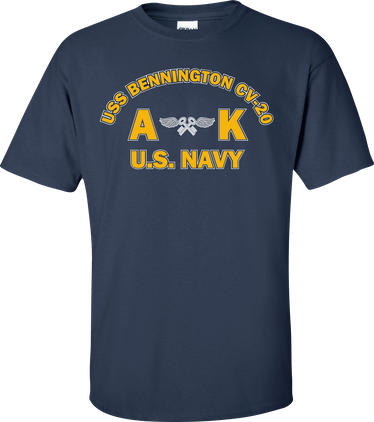 USS BENNINGTON CV-20 Rate AK Aviation Storekeeper T-Shirt