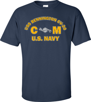 USS BENNINGTON CV-20 Rate CM Construction Mechanic T-Shirt