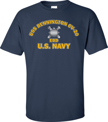 USS BENNINGTON CV-20 Rate EOD Explosive Ordnance Disposal T-Shirt