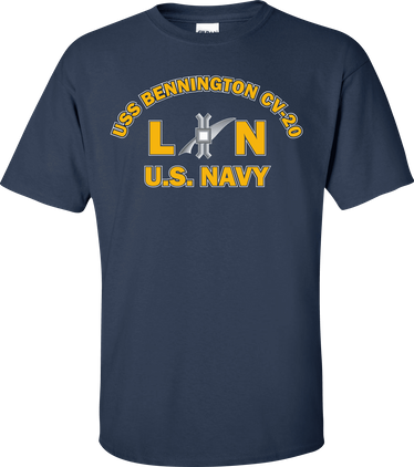USS BENNINGTON CV-20 Rate LN Legalman T-Shirt