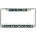 USS Bennington CVS-20 License Plate Frame