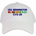 USS Bennington CVS-20 with Vietnam Service Ribbons Embroidered Cap