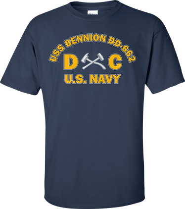 USS BENNION DD-662 Rate DC Damage Controlman T-Shirt