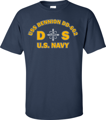 USS BENNION DD-662 Rate DS Data Systems Technician T-Shirt