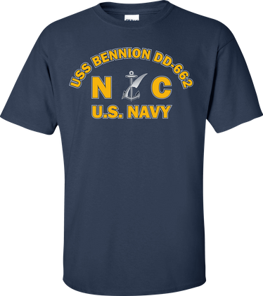 USS BENNION DD-662 Rate NC Counselor T-Shirt