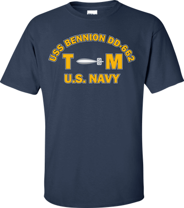 USS BENNION DD-662 Rate TM Torpedomans Mate T-Shirt