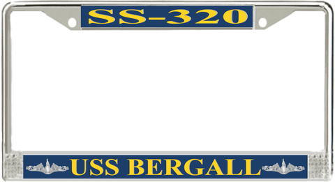 USS Bergall SS-320 License Plate Frame