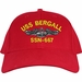 USS Bergall SSN-667 Custom Embroidered Cap