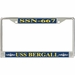 USS Bergall SSN-667 License Plate Frame