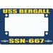 USS Bergall SSN-667 Motorcycle Frame