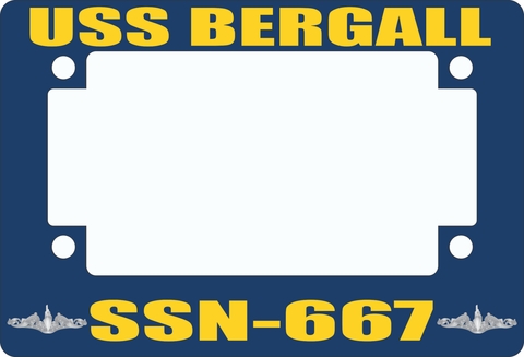 USS Bergall SSN-667 Motorcycle Frame