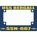USS Bergall SSN-667 Motorcycle Frame