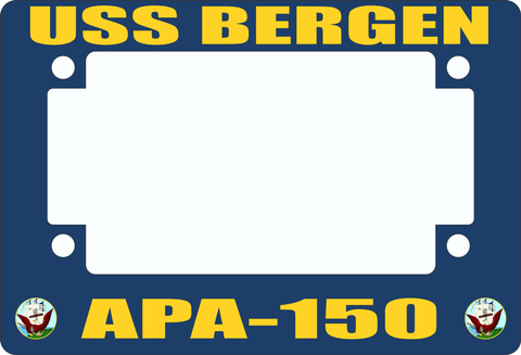 USS Bergen APA-150 Motorcycle Frame