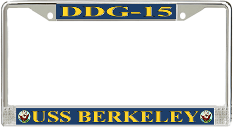 USS Berkeley DDG-15 License Plate Frame