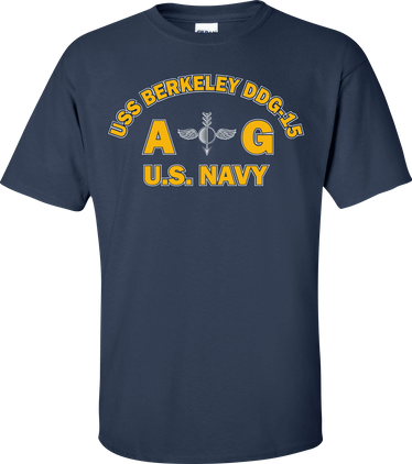 USS BERKELEY DDG-15 Rate AG Aerographers Mate T-Shirt