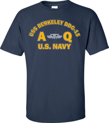 USS BERKELEY DDG-15 Rate AQ Aviation Fire Control Technician T-Shirt