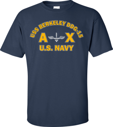 USS BERKELEY DDG-15 Rate AX Antisubmarine Warfare Technician T-Shirt