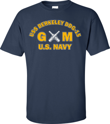 USS BERKELEY DDG-15 Rate GM Gunners Mate T-Shirt