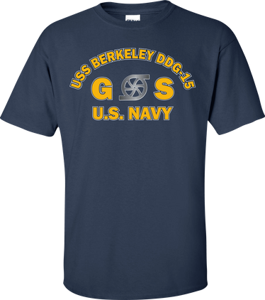USS BERKELEY DDG-15 Rate GS Gas Turbine System Technician T-Shirt