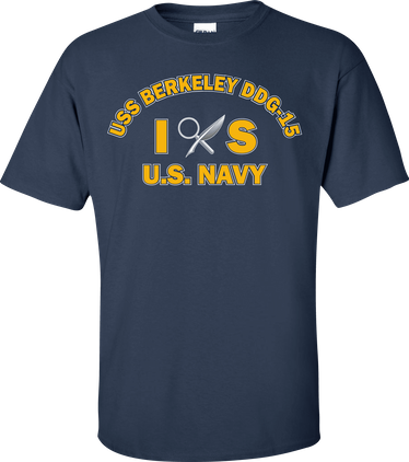 USS BERKELEY DDG-15 Rate IS Intelligence Specialist T-Shirt