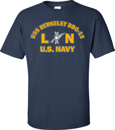 USS BERKELEY DDG-15 Rate LN Legalman T-Shirt