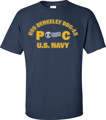 USS BERKELEY DDG-15 Rate PC Postal Clerk T-Shirt