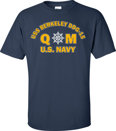 USS BERKELEY DDG-15 Rate QM Quartermaster T-Shirt