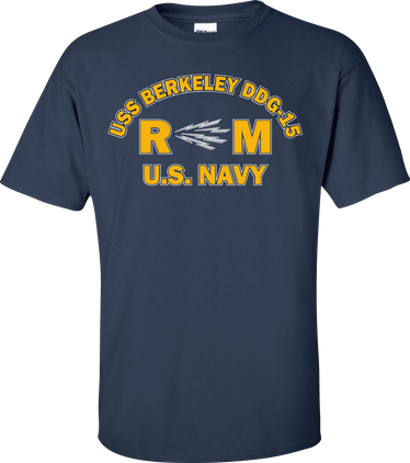 USS BERKELEY DDG-15 Rate RM Radioman T-Shirt