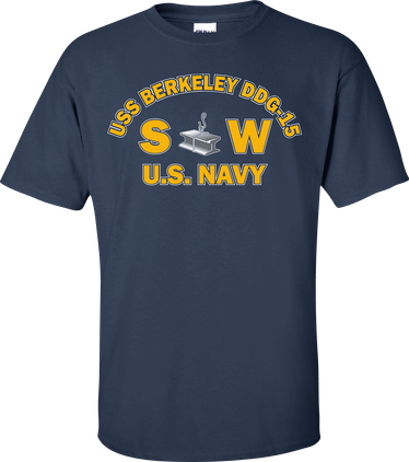 USS BERKELEY DDG-15 Rate SW Steelworker T-Shirt