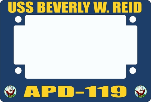 USS Beverly W. Reid APD-119 Motorcycle Frame