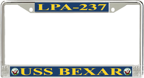 USS Bexar LPA-237 License Plate frame