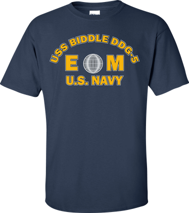USS BIDDLE DDG-5 Rate EM Electricians Mate T-Shirt