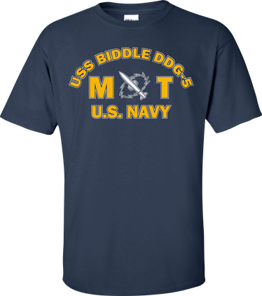 USS BIDDLE DDG-5 Rate MT Missile Technician T-Shirt