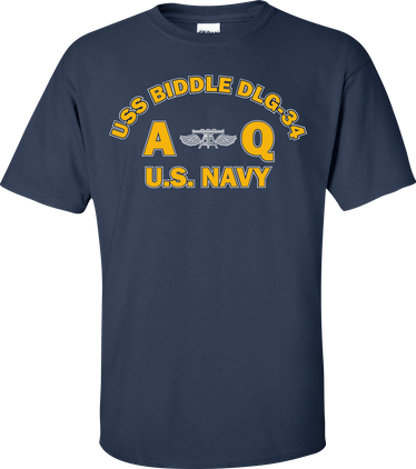 USS BIDDLE DLG-34 Rate AQ Aviation Fire Control Technician T-Shirt