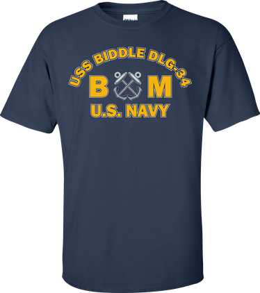 USS BIDDLE DLG-34 Rate BM Boatswains Mate T-Shirt