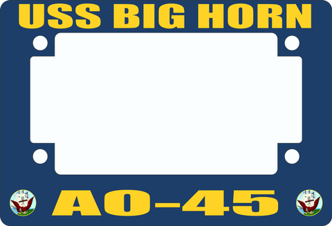 USS Big Horn AO-45 Motorcycle Frame