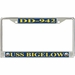 USS Bigelow DD-942 License Plate Frame