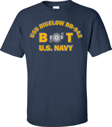 USS BIGELOW DD-942 Rate BT Boiler Technician T-Shirt