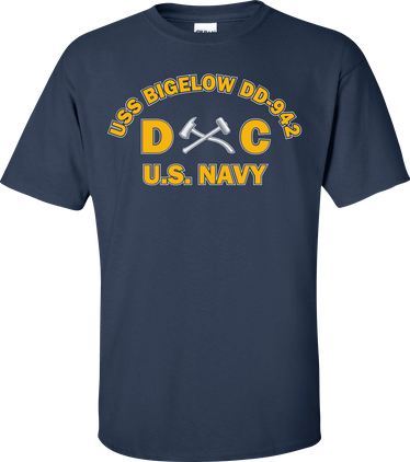 USS BIGELOW DD-942 Rate DC Damage Controlman T-Shirt