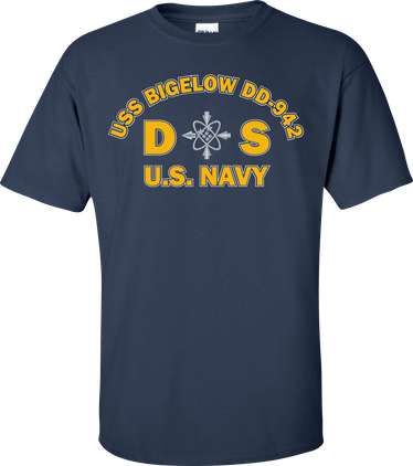 USS BIGELOW DD-942 Rate DS Data Systems Technician T-Shirt