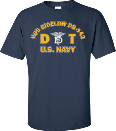 USS BIGELOW DD-942 Rate DT Dental Technician T-Shirt