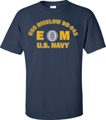 USS BIGELOW DD-942 Rate EM Electricians Mate T-Shirt