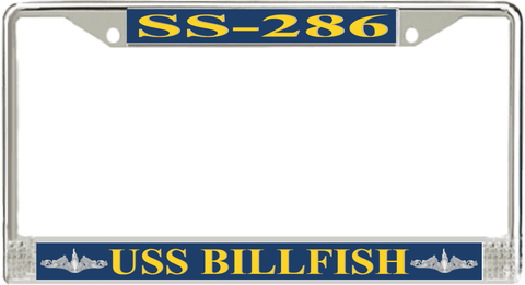 USS Billfish SS-286 License Plate Frame