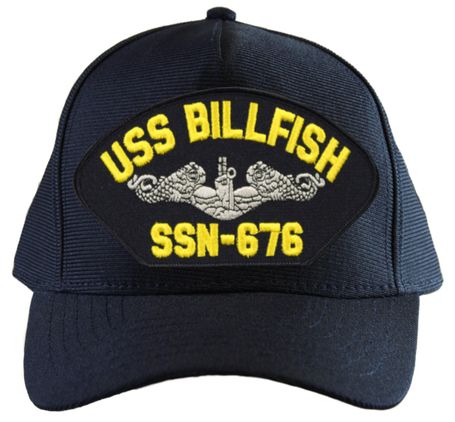 USS Billfish SSN-676 ( Silver Dolphins ) Submarine Enlisted Cap